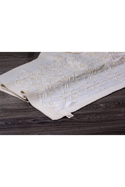 Betires Home Örgü Koltuk Şalı Naturel