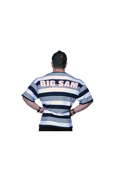 Big Sam Striped Loose Cut T-Shirt 2609