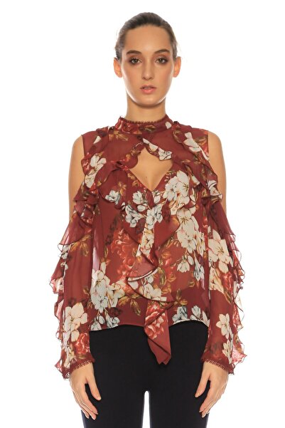 Nicholas The Label Çiçek Desenli Bluz