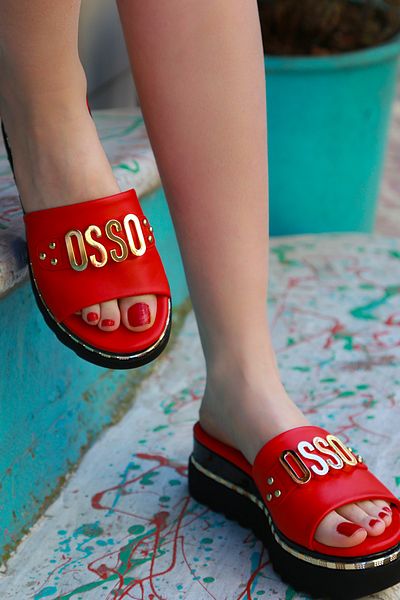 Osso Genuine Leather Women's Slippers 114-300-1