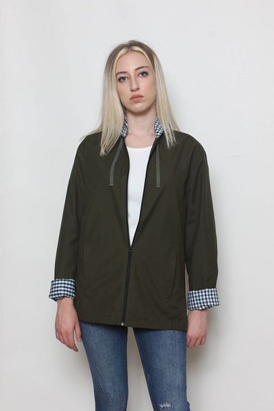 Cottoncool Дамски дъждобран и ветроуловител с качулка