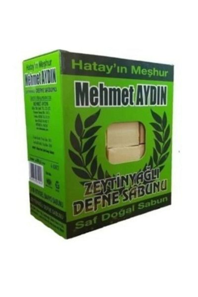 Mehmet Aydın 6 Pieces of Natural Olive Oil Laurel Organic Soap 950 Gr