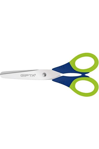 Gıpta K705 Model Children's Scissors - Soft Handle Plastic, Blunt Tip Body