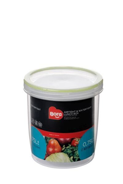 Bora Plastik 0,75 Litre Contalı Vidalı Saklama Kabı No:6 - Bo055