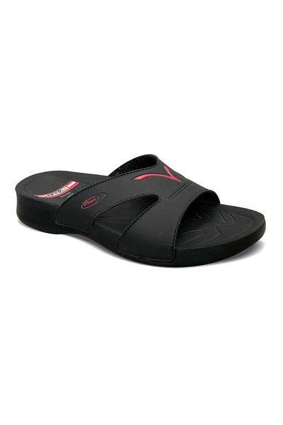 Ceyo Women's Black Summer Slippers 3400-2