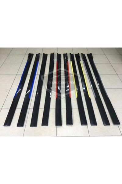 ŞüsCarOto Üniversal Piano Black Kulaklı Flaplı Marşpiyel Lipi Bıçağı Siyah