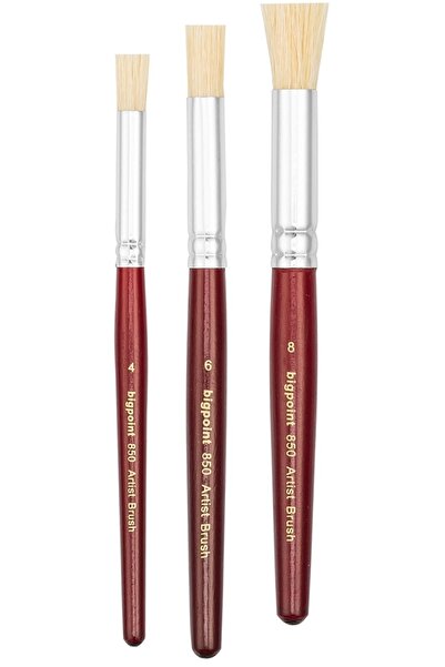 Bigpoint Четка за полиране с естествен косъм (STENCIL) от серия 850 № 8