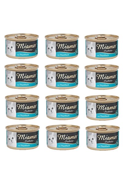 Miamor Kıyılmış Kedi Konserve Ton Balıklı 85 Gr. X 12 Adet