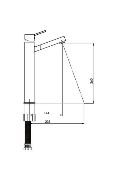 GPD Tulio Countertop Sink Faucet