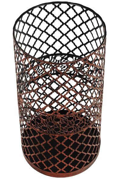 VENON Καλάθι πολλαπλών χρήσεων Güven Avize Metal (250X480) Μαύρη Χάλκινη Πατίνα 0053442