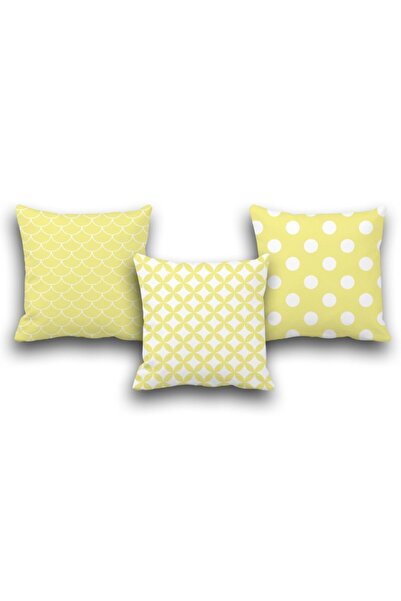 yok yok evim eve dair her şey Двосторонній набір з 3 предметів Жовтий геометр...