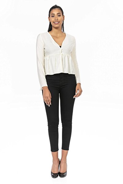 DISENTIS MODEST Екрю жіночий болеро - іспанський рукав, на ґудзиках спереду, ...