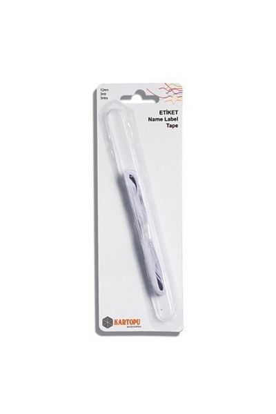 Kartopu Αυτοκόλλητο Λευκής Λωρίδας 12 mm 3 μέτρα