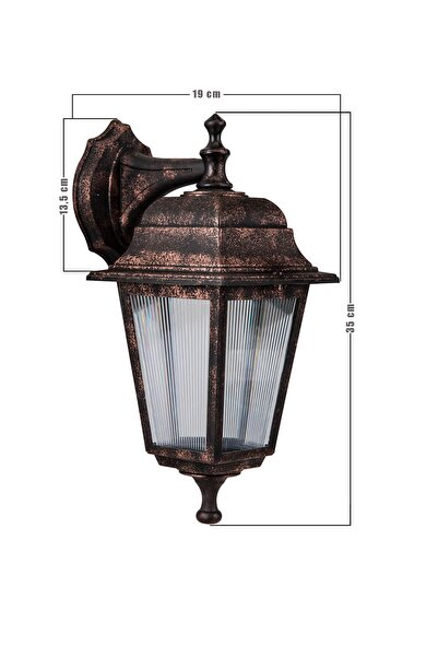 Modelight Optical Square Inverted Sconce Copper