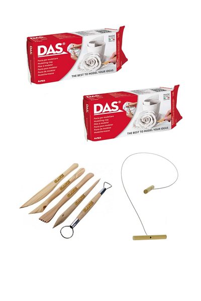 GLANCE Das White 2x500gr Clay Starter Set