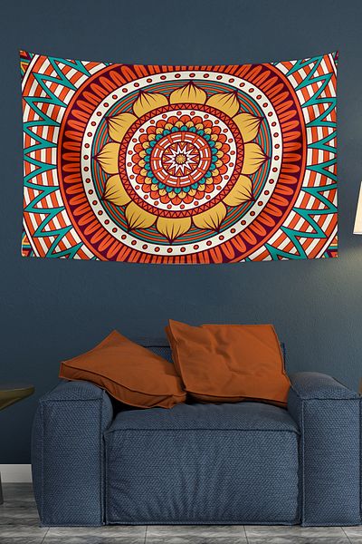 Vagonik Μοκέτα με μοτίβο Mandala 70x100 cm