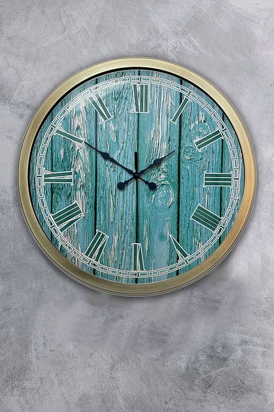 Kasva Concept Gift 40 Cm Tumbled Metal Cool Wall Clock
