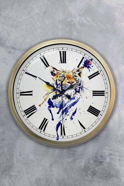 Kasva Concept Ceas de perete din metal vechi de 40 cm