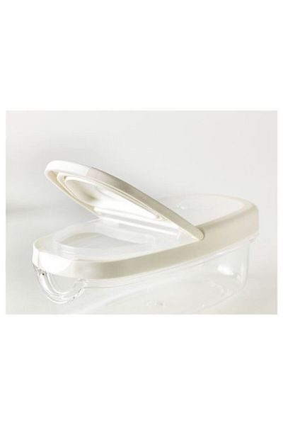 IKEA White Storage Container with Lid - 8X6 Cm, 1 Piece