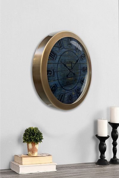 Kasva Concept Gift 36 cm Antique Metal Retro Wall Clock