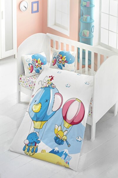 Komfort Home طقم نوم للأطفال مع لحاف قطني و+2 وسادة