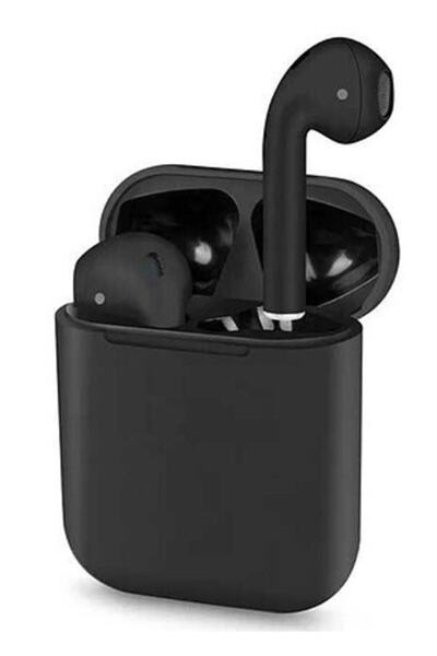 TRUE I12 Inpods Bluetooth Kulaklık Pop Up 5.0 Stereo Mat Siyah