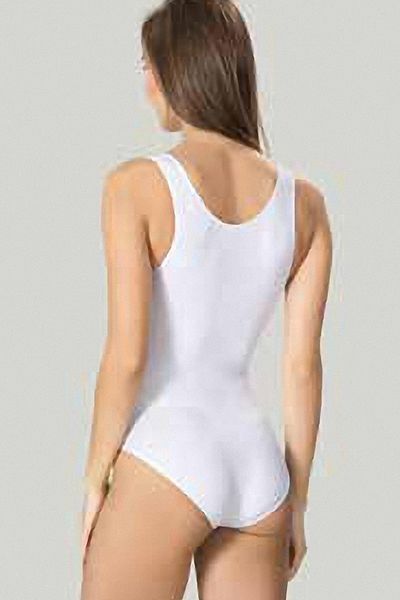 Miss Fit Plain U-Neck Thick Strap Women's Bodysuit 1905