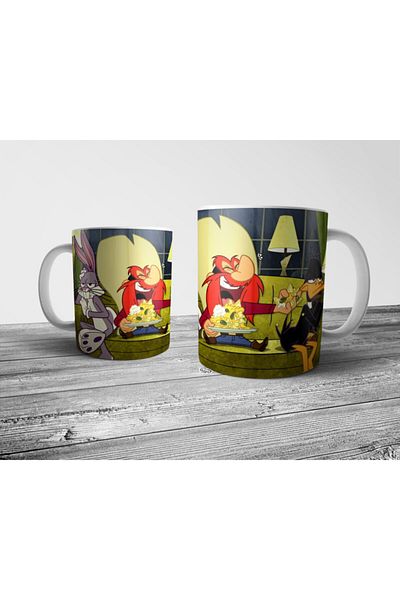 Pixxa Yosemite Sam Looney Tunes Mug Cup Model 3