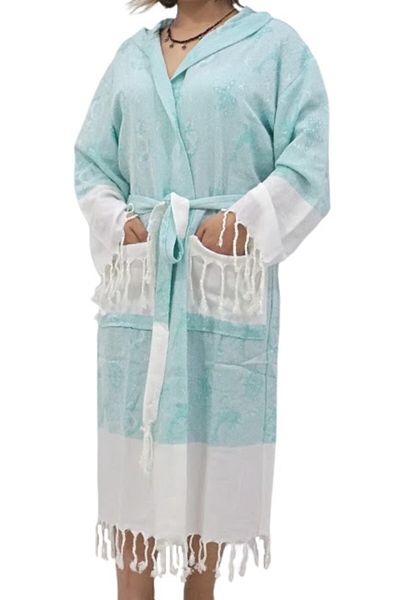 acartekstil Halat de baie din bumbac Jacquard Peshtemal