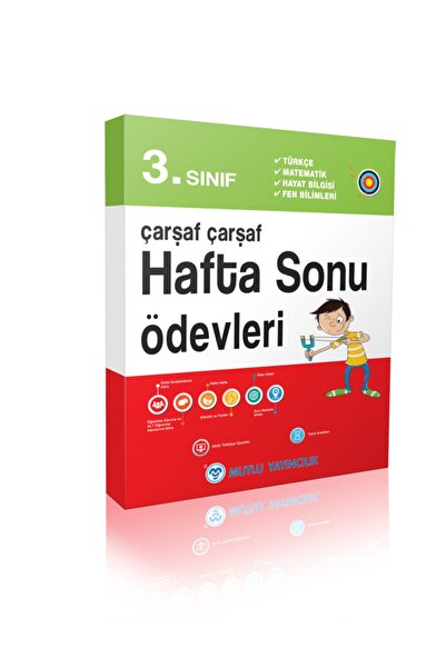 Mutlu Yayıncılık Mutlu Yayınları Çarşaf Çarşaf Hafta Sonu Ödevleri 3.sınıf