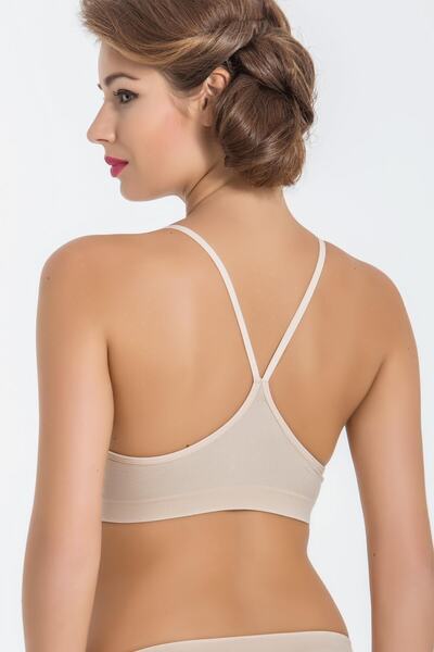 Miss Fit Non-Wired Capless Thin Strap Sports Bra 1505