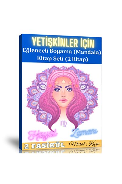 Enine Boyuna Eğitim Coloring Book Set for Adults (2 Fascicle Books)