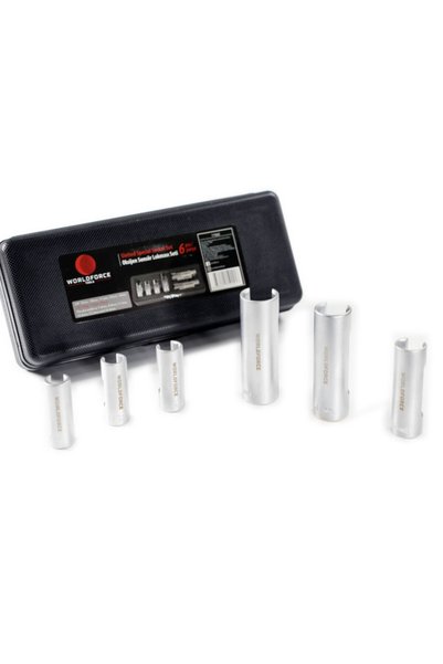 WORLDFORCE TOOLS Slit Sensor Socket Set 10,11,12,14,17,19mm