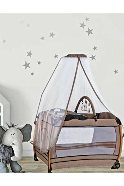 özkösekids Ciciko Cibinlikli Bebek Oyun Parkı Park Yatak Beşik 70x110