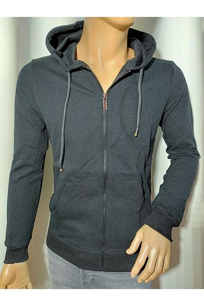 DYNAMO Φούτερ Sports Slimfit με κουκούλα με φερμουάρ