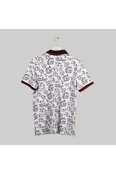 Campione Men's Floral Polo Tshirt