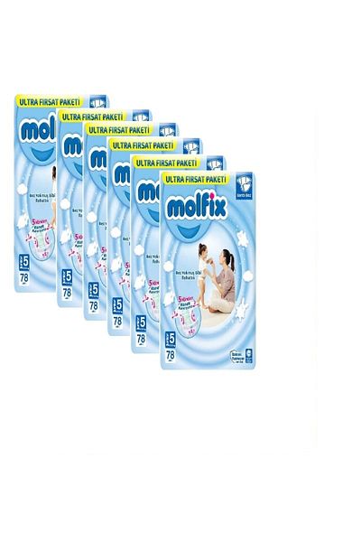 Molfix Ult. Opportunity Junior No:5 6 Pack of 78