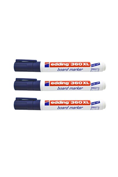 Edding 360 Xl Tahta Kalemi Seti 3'lü Mavi