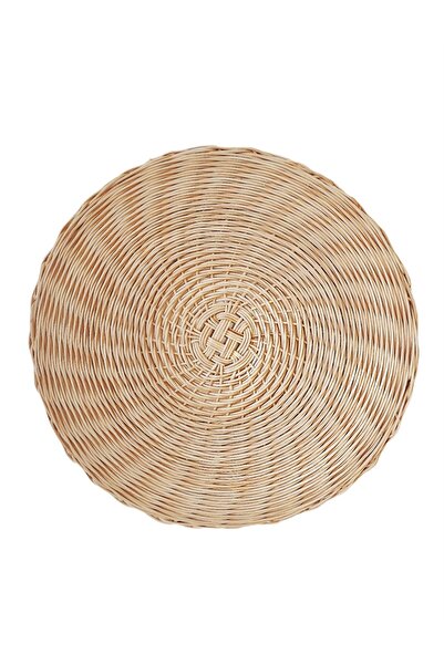 Lux and Marble Atölye Aruv - Rattan Yuvarlak Supla (2 ADET)