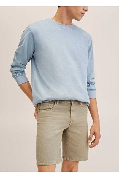 Mango Teen Açık Yıkama Bermuda Kot Şort