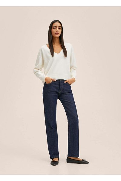 MANGO Woman Beaded Knitwear Sweater