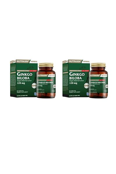 Nutraxin GinkgoBiloba- 60 Tablets X2 Pieces