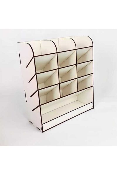 BAAÇ Wooden Table Top Organizer