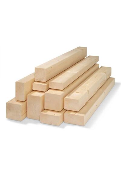 iAhşap (1,5X4,5 CM X 200 CM 1 ADET) Ladin Ahşap Çıta Taslak Tahta Blok Ve Ker...