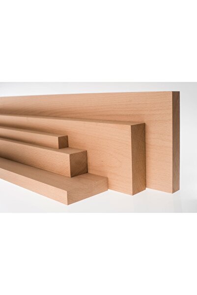 iAhşap (7x7 cm x 175 cm 1 Adet) Kayın Ahşap Çıta Taslak Tahta Blok ve Kereste