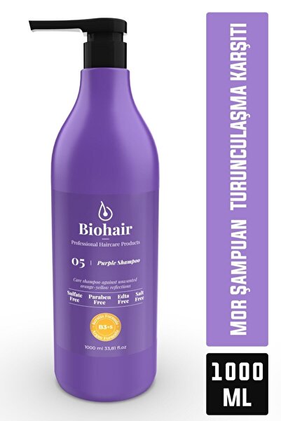 Biohair Purple Turunculaşma Karşıtı Mor Şampuan 1000ml No:05