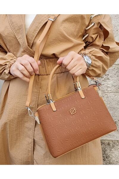 Just Polo Women's Embossed Printed Adjustable Long Strap Crossbody Bag Should...
