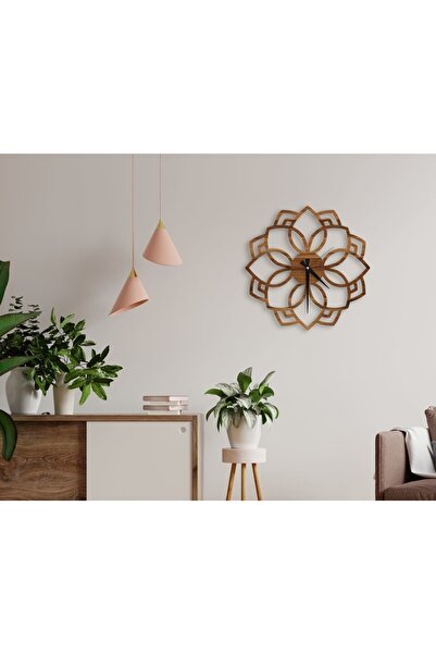 Bk Gift Home Dekoratif 45cm Ahşap Duvar Saati-23