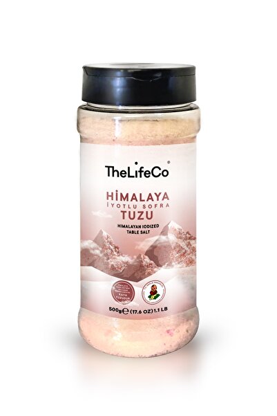 The LifeCo Pembe Himalaya Kristal Tuzu 500 G (RAFİNE EDİLMEMİŞ TUZ, DETOKS ÜR...