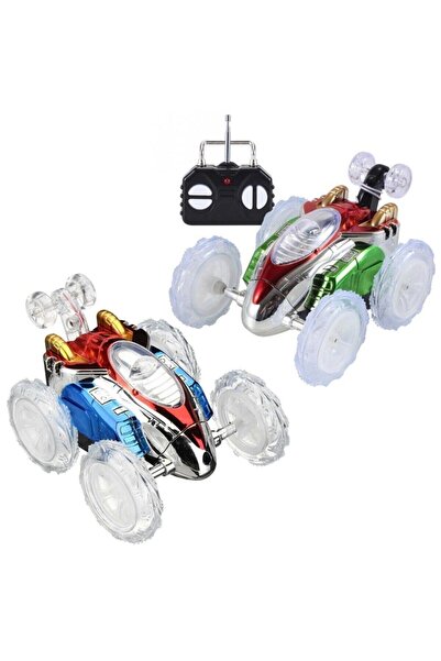 Erdem Oyuncak Uzaktan Kumandalı Takla Atan Işıklı Akrobat Çılgın Oyuncak Araba Taklacı Dasher